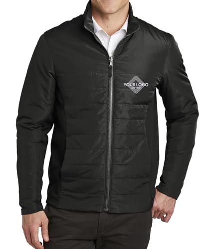 INK STITCH Men J902 Custom Embroidery Add Logo Texts Insulated Puffer Jackets2