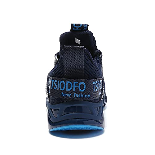 Skdoiul Women Tennis Shoes Size 8 Navy Blue Rode Running Mesh Breathable Walking Sneakers Gym Sport Athletic Jogging Shoes #TOP3