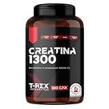 T-Rex Integratori Creatina Micronizzata Monoidrata 100 compresse da 1300mg - Integratore a...
