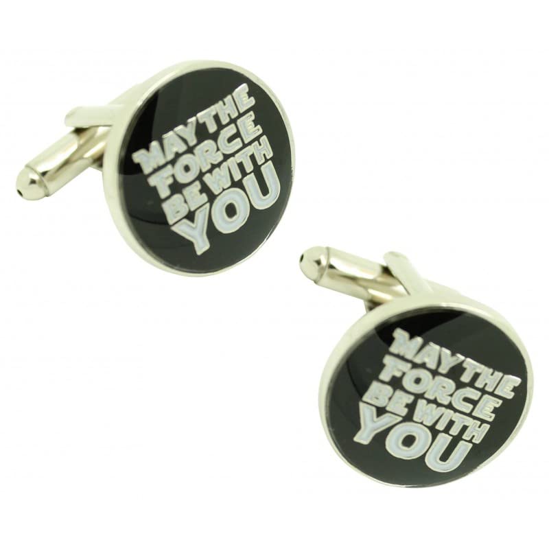 MASGEMELOS Gemelos May the Force be with you Star Wars Cufflinks