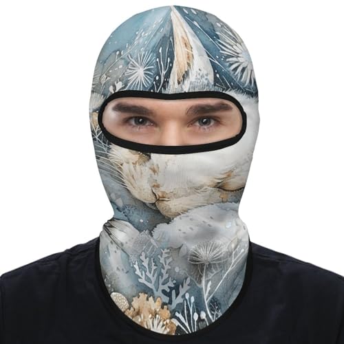 Balaclava para hombre y mujer, máscara para esquí y ciclismo, cubreboca completo con diseño de conejo dormido, 1 unidad