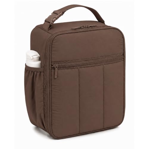 Nayno Lunch Box for Women Men Insulated Lunch Cooler for Work Picnic Travel | Lunch Box Lunch Bag for Women Men Reusable Lunch Bag for College Travel Office Quilted Puffer Cooler