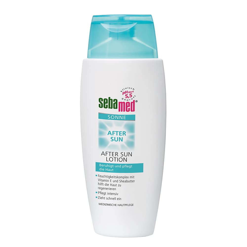 Sebamed After Sun Lotion, stellt den Feuchtigkeitsgehalt der Haut wieder her, mit Vitamin E und Sheabutter und dem pH-Wert 5,5… – Ansicht 3