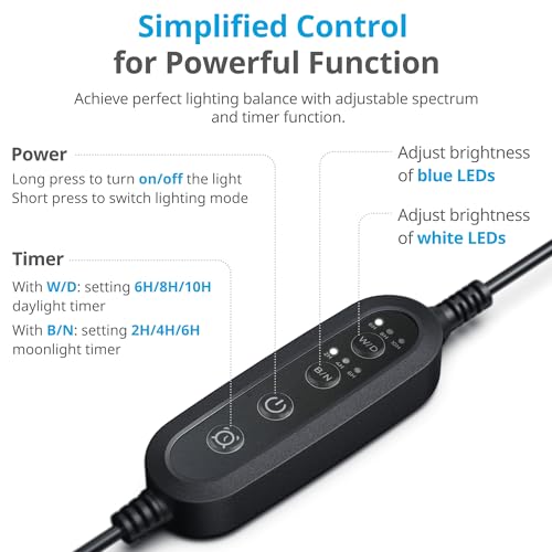 NICREW-SlimLED-Plants-Aquarium-Beleuchtung-volles-Spectrum-Aquarium-Lampe-mit-Timer-fur-Wasserpflanzen-und-Suswasser-Becken-28-42-cm-9W | Dealmeister.io Alt tag für bilder post titel