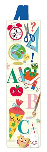 moses XMS-26189 Marque-Page Multicolore accessoire lecture livre rubans