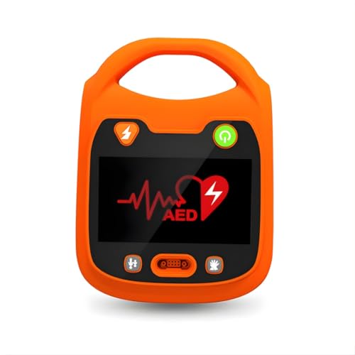 Image of Dr Diaz Automatic External Defibrillator (AED-8000) Machine, Portable, Easy to Use Portable Automatic External Defibrillator (AED) for Emergency Response treat sudden cardiac arrest