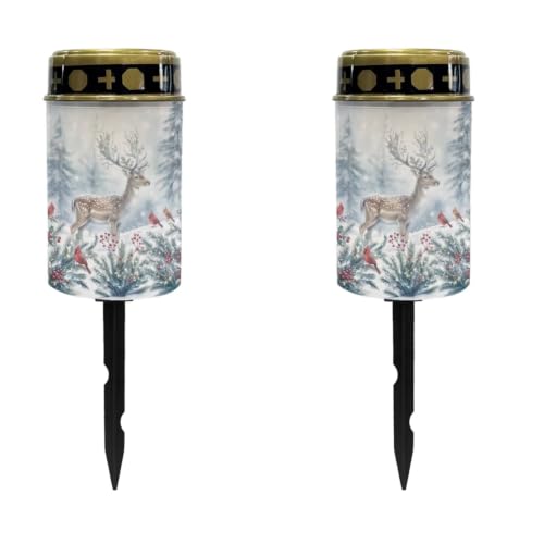 Image of Christmas LED Flameless Candle, 2 Pack