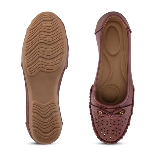 Image of Centrino Women's Bellies | Soft Cushioned Footbed for Extra Comfort | Stylish & Elegant Look for Ladies | Fashionable & Durable Bellies | Comfort & Quality (9483)