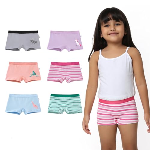 Image of YouGotPlanB Cotton Trunks for Girls | Ages 4-16 | Stretchable Trunks for Kids | Snug-Fit | Perfect for Active Girls