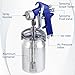 B4B BANG 4 BUCK Professional HVLP Siphon Feed Spray Gun, 1000cc Capacity Cup with 1.3mm 1.7mm 2.0mm Nozzles Professional Air Spray System for Auto Paint, Primer, Clear Top Coat & Touch-Up