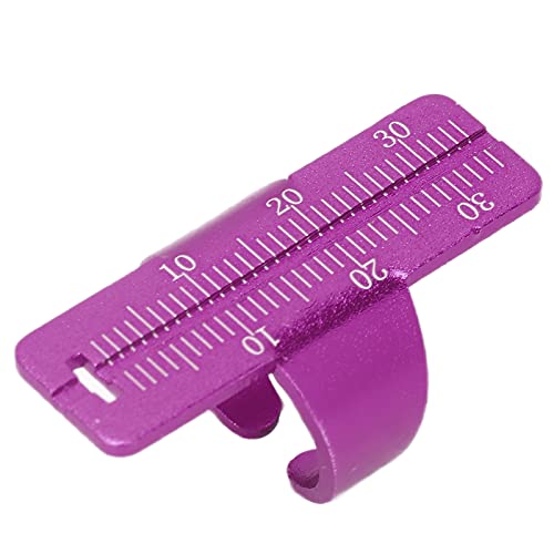 Endo Measuring Ring, Endo Finger Ruler Endo Ruler Dental Instruments Endo Span Measure Scale Endodontics Measuring Ruler For Clinic(Purple) #TOP6