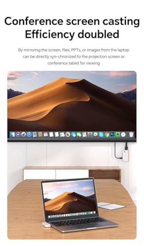 Image of Aeoss USB Type C Wireless HDMI Extender Kit, 5G Wireless Display Dongle 1080P HD, 50m Range, Plug & Play Video Transmitter and Receiver for Android, MacBook, iPad, No Internet No Router Required