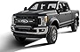 Bushwacker Pocket/Rivet Style Rear Fender Flares | 2-Piece Set, Black, Smooth Finish | 20106-02 | Fits 2017-2022 Ford F-250, F-350 Super Duty