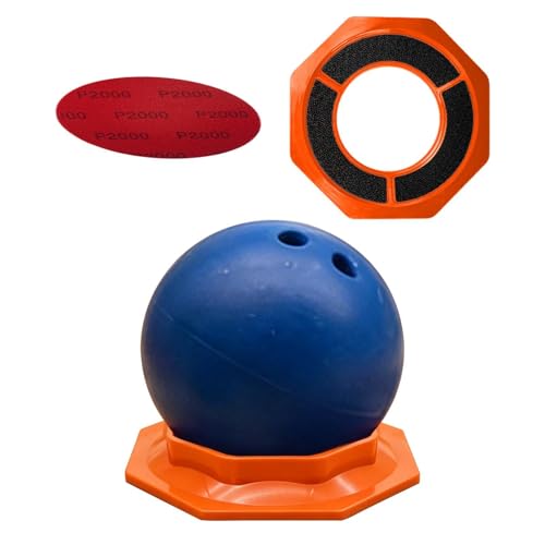 Soporte de lijado para bolas de bolos estable y antideslizante para un pulido de precisión