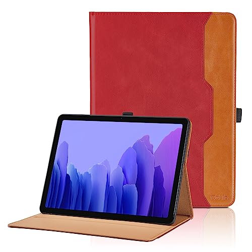 Étui Galaxy Tab A7 2020 rouge idéal pour regarder vos vidéos et travailler en déplacement
