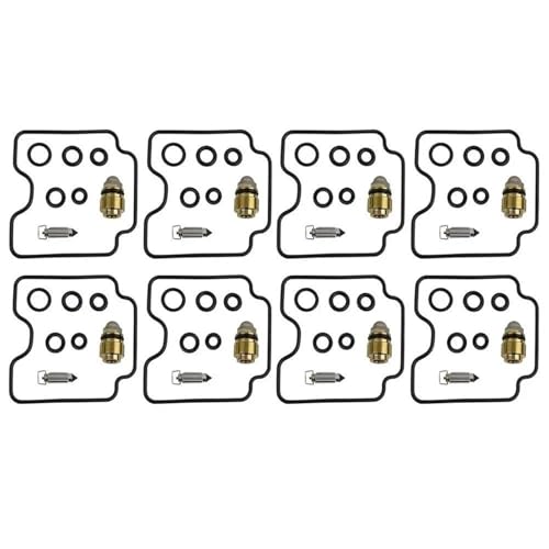 Kit de réparation 8 joints d'aiguille carburateur moto Suzuki GZ250 GS500F 2004 2005 2006