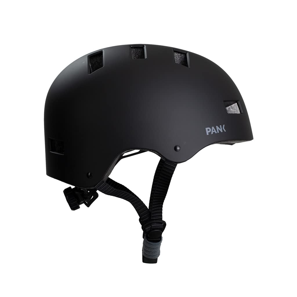 PANK urban bike helmet and electric scooter adult helmet, skate, bmx, roller, cycle helmet. Approved. Rear LED light. Men and women.…