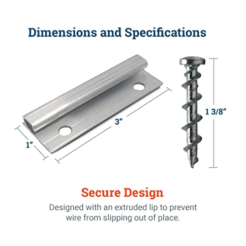 Image of PHS Wall Dog Drywall Picture Hangers - 3 inch Heavy Picture Hanging Hardware with Drywall Screws and Bumpers - Supports 100 lbs - 2 Pack Dry Wall Hooks for Hanging and Secure Mounting