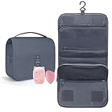 Hanging Toiletry Bag, POTENTCERA Travel Makeup Bag Cosmetic Makeup Organizer for Toiletries,...