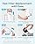 AQUA CREST Filters Replacement for Waterdrop® Rechargeable Water Filter Pitcher ????????-????????????????/????????????????/????????????????/????????????????????/????????????????????, WD-EDF, 3 Months or 200 Gallons, 3 Filters
