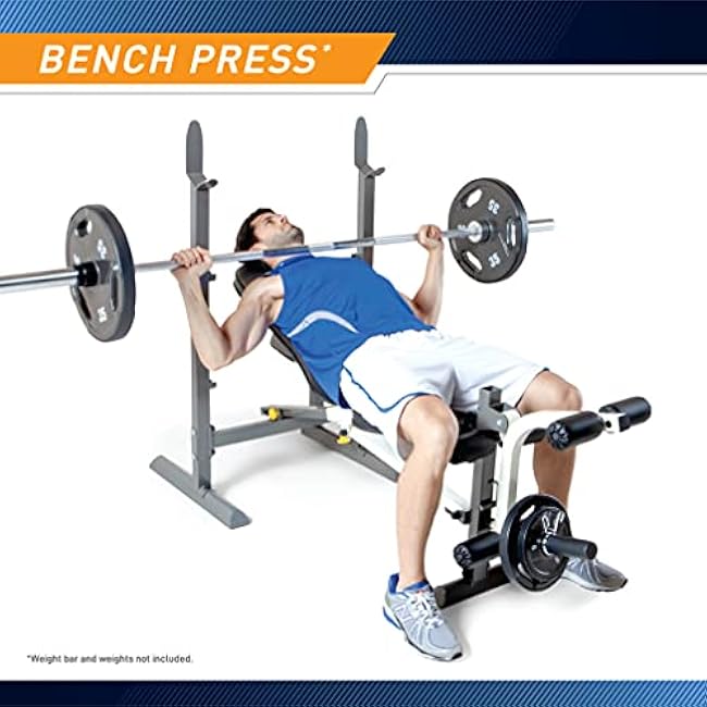 Marcy Folding Standard Weight Bench ¨C Easy Storage MWB-20100, Incline