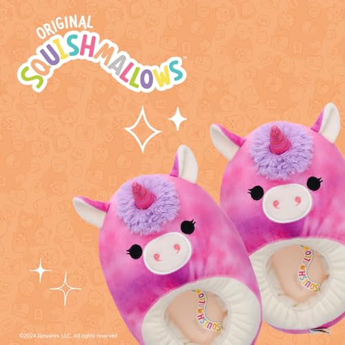 Image of Squishmallows Slippers Plush Lightweight Warm Comfort Soft Aline Slipper House Shoes for Kids and Adults (sizes 11-1 Little Kid / 2-5 Big Kid / 5-10 Adult)