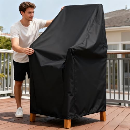 Housses pour chaises de patio extérieur grand manchon de protection haute densité durable