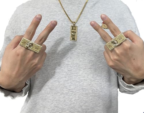 two finger ring al different size and different design 14k gold plated brass material3