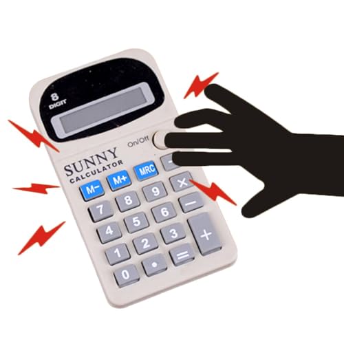 Image of SHAKTISM Electric Shocking Prank Toy - Funny Shock Gag for April Fool, Magic Trick Joke Toy, Novelty Gift for Friends, Party Trick Toy for Kids & Adults (Shocking Calculator)