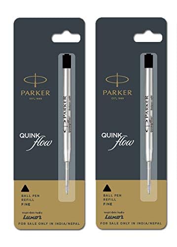 Image of Parker Flow Ball Pen Refills Black Combo Pack