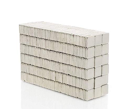 daw21onlineshop Neodymium Magnet N50 5x5x1.2mm 20 Pieces Very Strong Magnets for Glass Magnetic Boards, Magnetic Boards, whiteboards, blackboards, pin Boards, refrigerators, and Much More