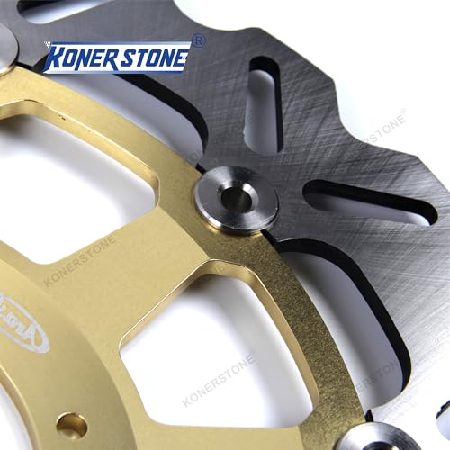 Disques de frein avant-arrière pour Honda CBR954RR 2002-2003 couleur or