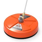 YARD FORCE YF15RSC Rotary Surface Cleaner for Gas Powered Pressure Washer, Orange