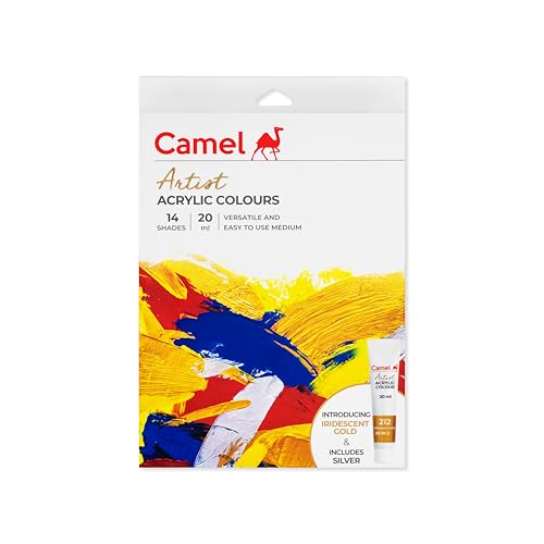 Image of Artist Acrylic Colours 14 Shades x 20ml