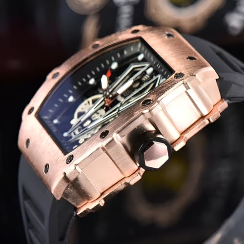 Image of KITCONE Multicolour Dial Analogue Men's Wrist Watch with Date Calendar, Metal Case and Strap -FBBH1
