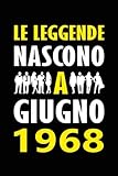 Photo Gallery le leggende nascono a giugno 1968: quaderno appunti personalizzato ideale come pensiero speciale e divertente per lui o lei Photo Gallery le leggende nascono a giugno 1968: quaderno appunti personalizzato ideale come pensiero speciale e divertente per lui o lei
