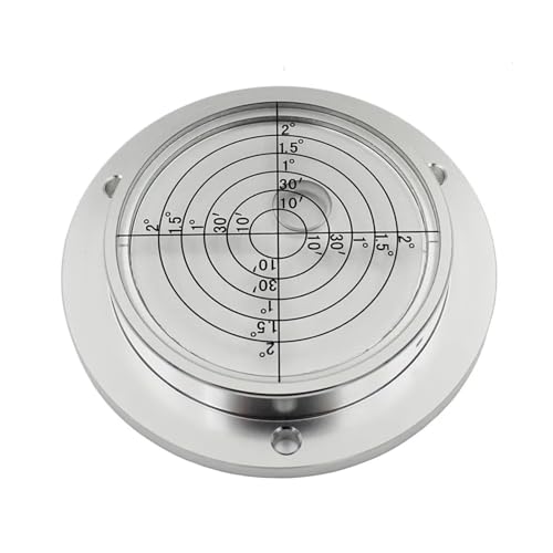 Medición precisa con el nivel de burbuja de disco circular de 80mm para grúas 5
