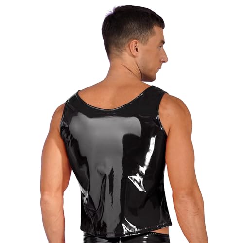 Chaleco con cremallera para hombre en talla XL color negro 3