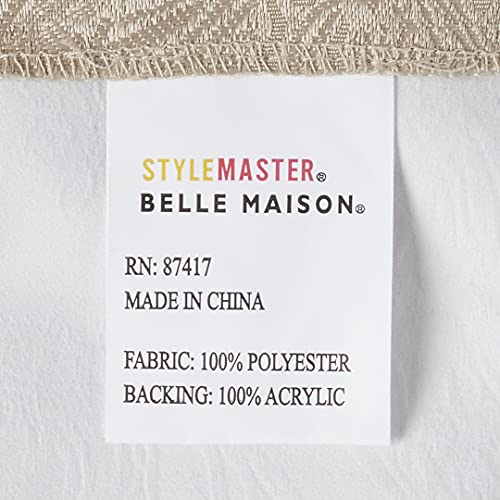 Stylemaster Gabrielle Curtain, 144 In X 84 In | Panel Pair, Taupe #TOP3