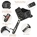 LWANO Archery Compound Bow Release Aids Trigger 360° Adjustable Wristband Release Aids for Adults Youth Kids Hunting Shooting Accessories (Black)