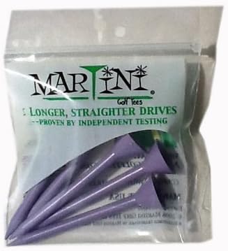 Martini Golf Tees 3.25-Inch Tees, Lavender, 5-Pack