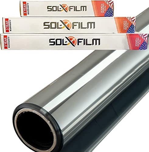 Diablo SOL X – Carbon 2 Ply Window Tint Professional Dark Charcoal 35% VLT Uncut Car Tint Self Adhesive Film Roll for Car Windows, Heat & UV Block, DIY Easy Install - 40 in. x 100 ft