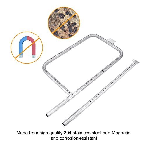 Ls'babq Grill Burner Replacement Part For Weber Q300, Q320, Q3000, Q3200 Series Gas Grill,Burner Tube For Weber 65032,Stainless Steel #TOP3