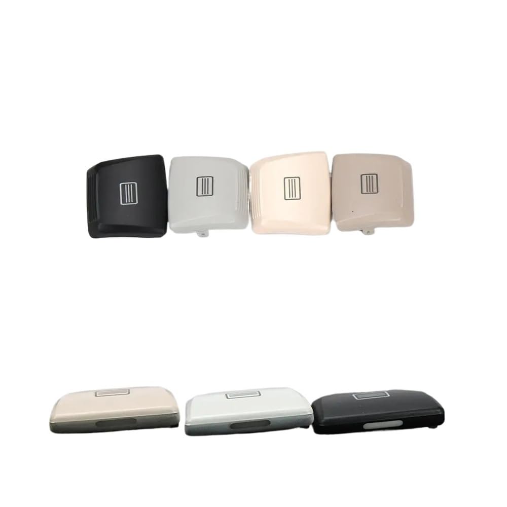 Passend for Benz W222 W205 W213 W253 C-Klasse E-Klasse S-Klasse GLC Schwarz Grau Beige Weiß Schiebedach Fensterschalter Knopf Autozubehör(Beige)