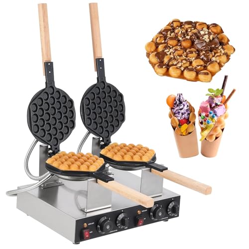 Commercial Double Waffle Maker 2800W