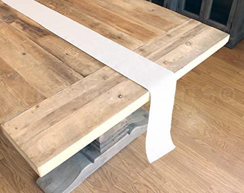 Premium Ivory Jute Burlap Roll – 6” x 10 Yards with Finished Edges for Rustic Decor & Crafting 4 Premium Ivory Jute Burlap Roll – 6” x 10 Yards with Finished Edges for Rustic Decor & Crafting - Image 3