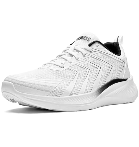 Image of K-Swiss Men's Mellow Running Shoe - Lightweight Fashion Sneaker Cross Training Shoe for Jogging Walking