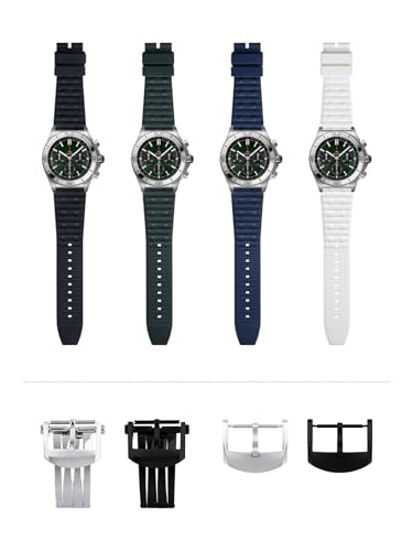 Bracelet montre caoutchouc Breitling durable de haute qualité - 2