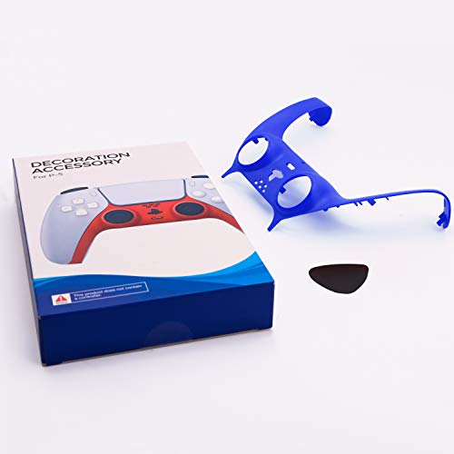Fita decorativa para controlador PS5 Dualsense PS5, acessórios Ackmioxy PS5, controle DIY PS5, subst