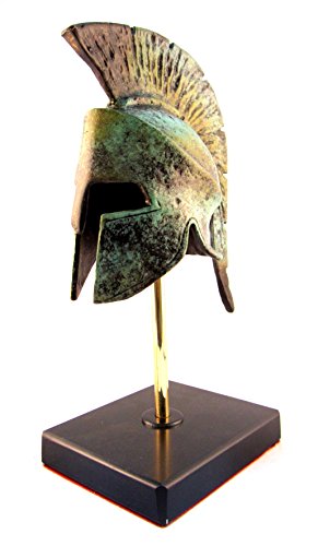 Iconsgr Ancient Greek Bronze Museum Replica Of Spartan Helmet On A Base (1349-1) #TOP2